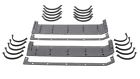 11093-10 Sce Gaskets Sbc Molded Silicone Oil Pan Gasket 679002115847