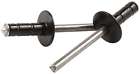 18091 Allstar Performance Medium Head Rivet Black Pc 848238006711