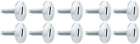 18645 Allstar Performance Flush Mount Bolt In Long Steel 848238009460