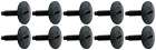 18652 Allstar Performance Flush Mount Bolt In Long Black 848238009514