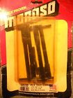 68590 Moroso Valve Cover Wing Nuts Black Aluminum Made In