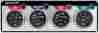 80114 Allstar Performance Black Face Gauge Panel Assembly P N