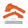 8466600002 Polisport Frame Protectors Ktm Orange