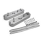 890014 Holley Sniper Fabricated Aluminum Valve Covers Silver