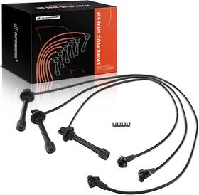 Apspw-196 A-premium Ignition Spark Plug Wires Set Of 3 Compatible With Toyota Tundra
