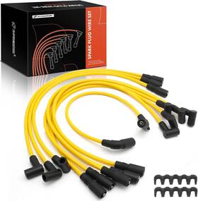 Apspw-350 A-premium Ignition Spark Plug Wires Set Of 9 Compatible With Chevrolet