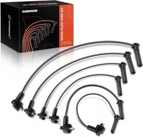 Apspw018 A-premium Ignition Spark Plug Wires Set Of 6 Compatible With Ford Explorer