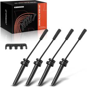 Apspw297 A-premium Ignition Spark Plug Wires Set Of 4 Compatible With Dodge Caravan
