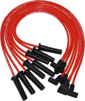 Fba-bbc1-rd A-team Performance - 8.0 Mm Double-layer Red Silicone Spark Plug Wires