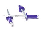 A66s-prp-50-pk Racers Speed Shop Purple Small Head Aluminum Steel Mandrel Pop