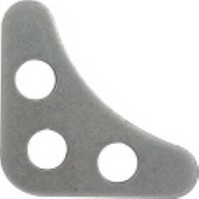 22196-100 Allstar Steel Cage Tube Weld 1/8 Inch Gusset Plates/chassis Tabs 3-3/8 Hole 100 Pc