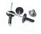 Amgl66s-blk-100-pk Racers Speed Shop Large Head Aluminum Steel Mandrel Pop Rivets