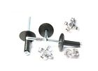 Apbl66s-fblk-50pk Racers Speed Shop Large Head Aluminum Steel Mandrel Pop Rivets