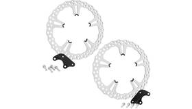 Arlen Ness 300-096 Big Brake Jagged Floating Rotor Kit - Left And Right Side