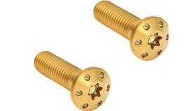 Arlen Ness 300-919 Holeshot Front Brake Caliper Mounting Bolt Kit - Gold