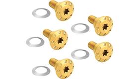 Arlen Ness 300-922 Holeshot Floating Brake Rotor Hardware Kit - Front Gold