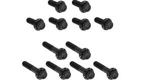 Arlen Ness 300-993 12 Point Rocker Box Bolt Kit - Black