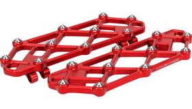Arlen Ness 410-057 Diamond Floorboards - Driver Red