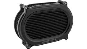 Arlen Ness 600-195 Stage Ii Oval Air Cleaners - Black Anodized