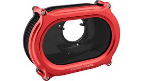Arlen Ness 600-204 Method Stage Ii Oval Air Cleaners - Red Anodized
