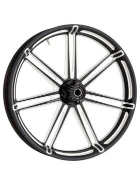 Arlen Ness 71-523 Forged Billet 7 Valve Front Rims - 21 Inch X 3.50 Black