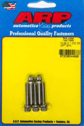 702-1000 Arp Automotive Racing Products S/s Bolt Kit -12pt 5pk 10-32 X 1.000