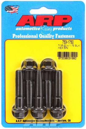 753-1750 Auto Racing Products Arp 753 1750 Hex Oxide Bolt Black