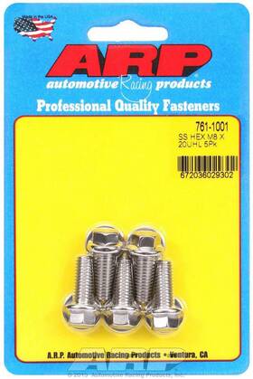 761-1001 Auto Racing Products Arp 761 1001 8mm X 1 25 20 6 Point Stainless