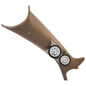 7096 Autometer Dual Pod Pillar Kit With Gauges 03-09 Dodge Ram