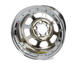 Bas59d54cl Bassett 15 X 8.75 B/l Chrome 4in D-hole 59d54cl