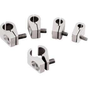 65210 Billet Specialties Line Clamps 1/4 Inch 4 Pack