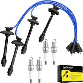 8916-071224-mat Branded Set Of 4 Pcs Iridium Spark Plugs With Wire 90919-22400 8916 Rc-te58