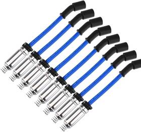 109420 Cable Master 10mm Blue 10.2 Mm Racing Spark Plug Wires For Escalade Avalanche Camaro Colorado