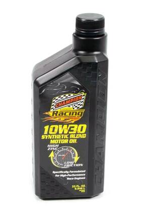 Cho4104h Champion Brand 10w30 Synthetic Racing Oil 1qt
