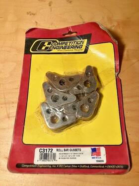 C3172 Competition Engineering Roll Bar Gusset Set 25 Count Frame Reinforcements