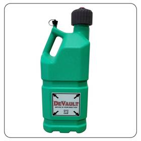 Devault Enterprises 837839007517 5 Gallon Utility Jug With Deluxe Filler Hose - Bright Green