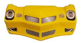 Dom325-fye Dominator Racing Products Race Fluorescent Camaro Yellow Ft81 Z-28 Nose Kit