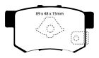 Dp31193-2c Ebc For Acura Rdx Turbo Redstuff Rear Brake 840655035114