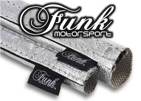 Funk Motorsport Funk-sisl-5005 Silver Heat Sleeving Easy Fit 2 Inch Dia. X 20 Length By