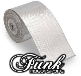 Funk Motorsport Funk-slv-50 Silver Reflective Heat Tape 2 Inch X 16ft Performance Race Cool By