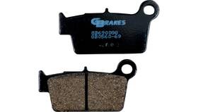 Gbrakes Gb0560-69 Semi Metallic Brake Pads - Rear