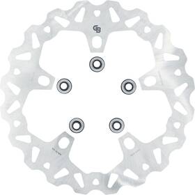 Gbrakes Gbd9002x Front Wave Brake Rotor - Semi-floating 11.8 Inch