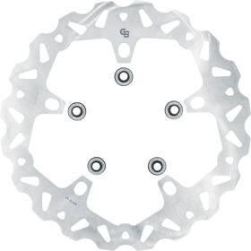 Gbrakes Gbd9013x Front Wave Brake Rotor - Solid Mount 12.5 Inch