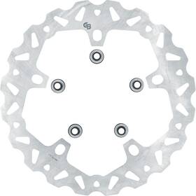 Gbrakes Gbd9015x Rear Wave Brake Rotor - Solid Mount 12.5 Inch