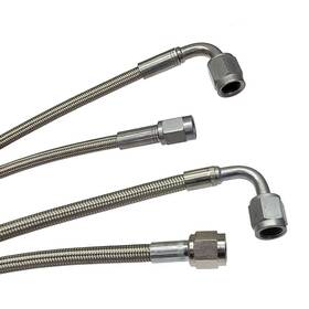 18300-24 Gre 26 Inch Braided Stinless Brake Line -3an Straight Ends