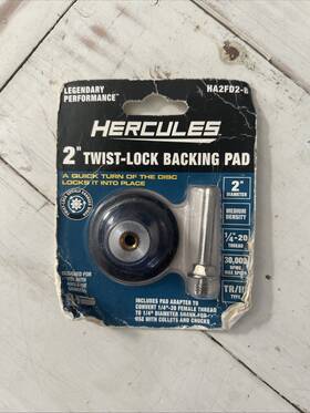 Ha2fd2-b Hercules 2 Inch Twist- Lock Backing Pad