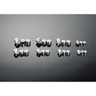 Hh-03-329 Highway Hawk Bolt Covers Hex Bolts Chrome