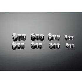 Hh-03-325 Highway Hawk Bolt Covers - Hex Bolts M5 Chrome