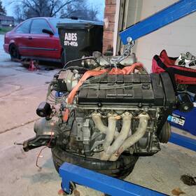 S4c-1042437 Honda B18b1 Motor And Transmission