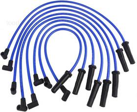 Jladh005 Jdmon Compatible With High Performance Spark Plug Ignition Wire Set Ford Blue